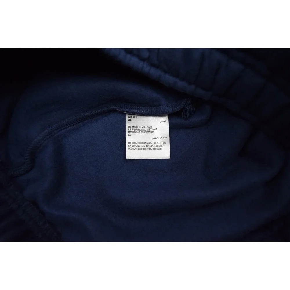 ID Ideology Men's Small Fleece Shorts 2-Pocket Drawstring Waist Deep Indigo Sea - Picture 7 of 8